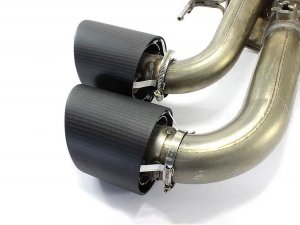 Alfa Romeo Stelvio Exhaust Tips - Carbon Fiber - Quadrifoglio Version